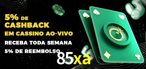 Promoções do cassino ao Vivo 85xa